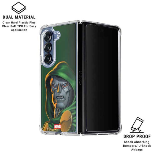 Marvel Dr. Doom Portrait Galaxy Z Fold6 Clear Case